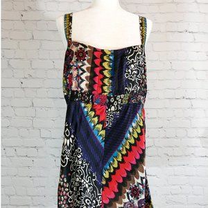 Oilily Silk Tunic Tank Top